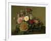 Still-Life With Flowers-Georg Friedrich Kersting-Framed Premium Giclee Print