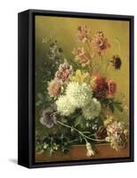 Still Life with Flowers-Georgius Jacobus Johannes van Os-Framed Stretched Canvas