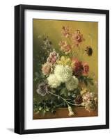 Still Life with Flowers-Georgius Jacobus Johannes van Os-Framed Art Print