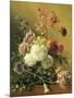 Still Life with Flowers-Georgius Jacobus Johannes van Os-Mounted Art Print