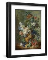 Still Life with Flowers-Jan van Huysum-Framed Art Print