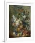 Still Life with Flowers-Jan van Huysum-Framed Art Print