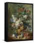 Still Life with Flowers-Jan van Huysum-Framed Stretched Canvas