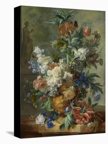 Still Life with Flowers-Jan van Huysum-Stretched Canvas