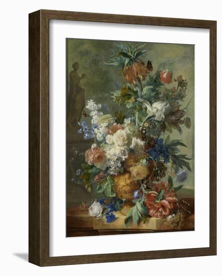 Still Life with Flowers-Jan van Huysum-Framed Art Print