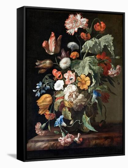 Still-Life with Flowers-Rachel Ruysch-Framed Stretched Canvas