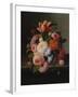 Still Life with Flowers-Thomas Birch-Framed Giclee Print