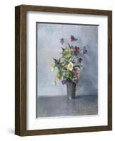 Still life with flowers-Joyce Haddon-Framed Giclee Print