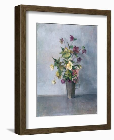 Still life with flowers-Joyce Haddon-Framed Giclee Print