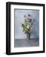 Still life with flowers-Joyce Haddon-Framed Giclee Print