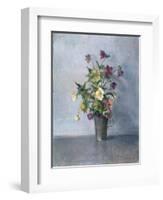 Still life with flowers-Joyce Haddon-Framed Giclee Print