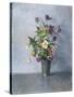 Still life with flowers-Joyce Haddon-Stretched Canvas