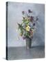 Still life with flowers-Joyce Haddon-Stretched Canvas