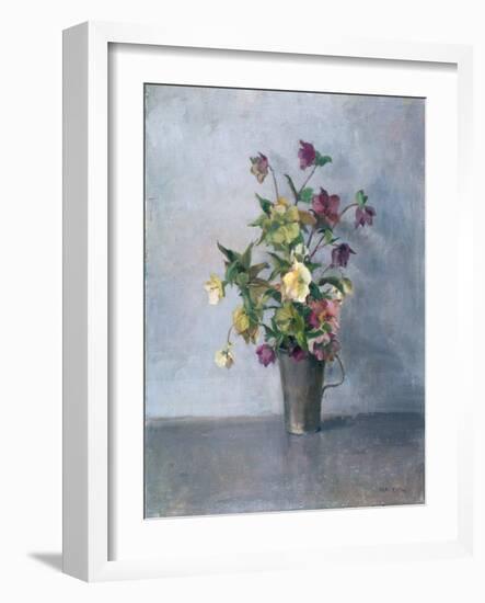 Still life with flowers-Joyce Haddon-Framed Giclee Print