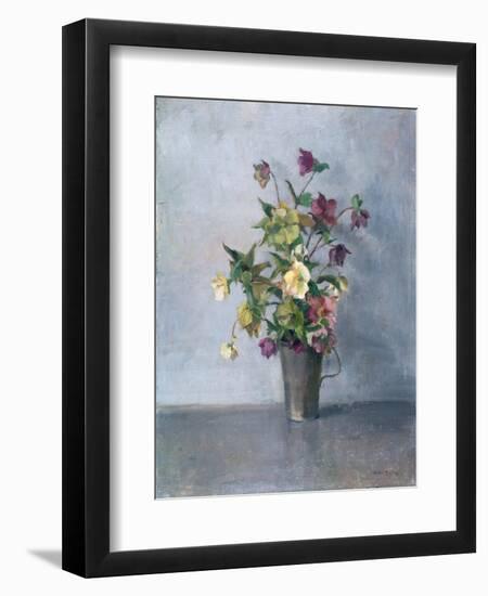 Still life with flowers-Joyce Haddon-Framed Premium Giclee Print