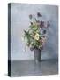 Still life with flowers-Joyce Haddon-Stretched Canvas