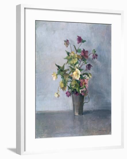 Still life with flowers-Joyce Haddon-Framed Giclee Print