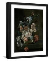 Still Life with Flowers-Cornelia van der Mijn-Framed Art Print