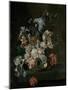 Still Life with Flowers-Cornelia van der Mijn-Mounted Art Print