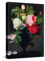 Still Life with Flowers-Antoine Berjon-Stretched Canvas