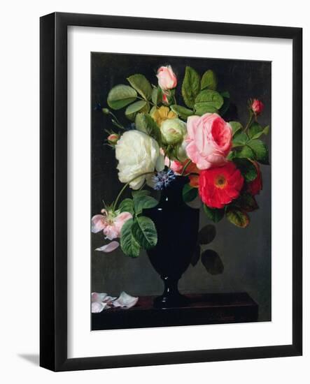 Still Life with Flowers-Antoine Berjon-Framed Giclee Print