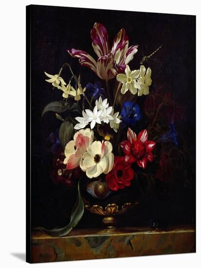 Still Life with Flowers-Willem van Aelst-Stretched Canvas