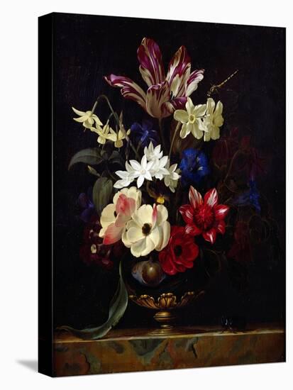 Still Life with Flowers-Willem van Aelst-Stretched Canvas