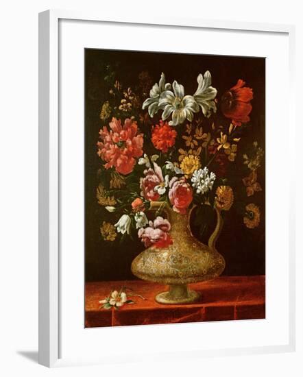 Still Life with Flowers-Thomas Hiepes-Framed Giclee Print