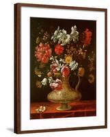 Still Life with Flowers-Thomas Hiepes-Framed Giclee Print