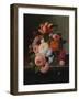 Still Life with Flowers-Thomas Birch-Framed Giclee Print