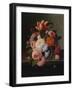 Still Life with Flowers-Thomas Birch-Framed Giclee Print