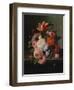 Still Life with Flowers-Thomas Birch-Framed Giclee Print