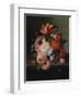 Still Life with Flowers-Thomas Birch-Framed Giclee Print