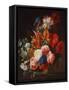 Still Life with Flowers-Johannes or Jan Verelst-Framed Stretched Canvas