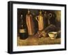 Still Life with Four Stone Bottles, 1884-Vincent van Gogh-Framed Giclee Print