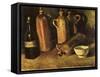 Still Life with Four Stone Bottles, 1884-Vincent van Gogh-Framed Stretched Canvas