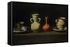 Still Life with Four Vessels-Francisco de Zurbarán-Framed Stretched Canvas