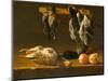 Still Life with Fowl and Pomegranates, c.1620-1640-Alejandro de Loarte-Mounted Premium Giclee Print