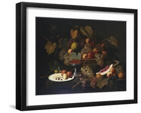 Still Life with Fruit, 1852-Severin Roesen-Framed Giclee Print