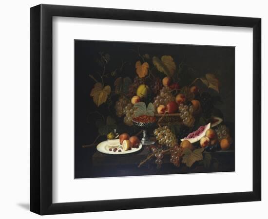 Still Life with Fruit, 1852-Severin Roesen-Framed Giclee Print