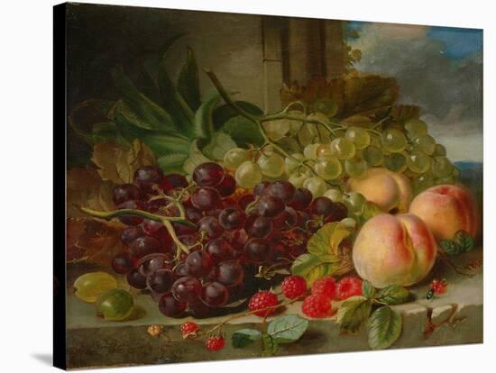 Still Life with Fruit, 1862-John Wainewright-Stretched Canvas