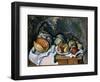 Still Life with Fruit and a Ginger Pot, C.1895-Paul Cézanne-Framed Premium Giclee Print