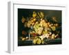 Still Life with Fruit and a Glass of Champagne-Severin Roesen-Framed Giclee Print