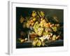 Still Life with Fruit and a Glass of Champagne-Severin Roesen-Framed Giclee Print