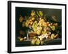 Still Life with Fruit and a Glass of Champagne-Severin Roesen-Framed Giclee Print