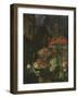 Still Life with Fruit and a Goldfinch-Abraham Mignon-Framed Art Print