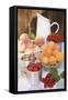 Still Life with Fruit and Berries on Table in the Open Air-Eising Studio - Food Photo and Video-Framed Stretched Canvas