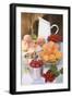 Still Life with Fruit and Berries on Table in the Open Air-Eising Studio - Food Photo and Video-Framed Photographic Print