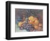 Still Life with Fruit and Bomboo-Shirley Felts-Framed Art Print