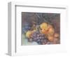 Still Life with Fruit and Bomboo-Shirley Felts-Framed Art Print